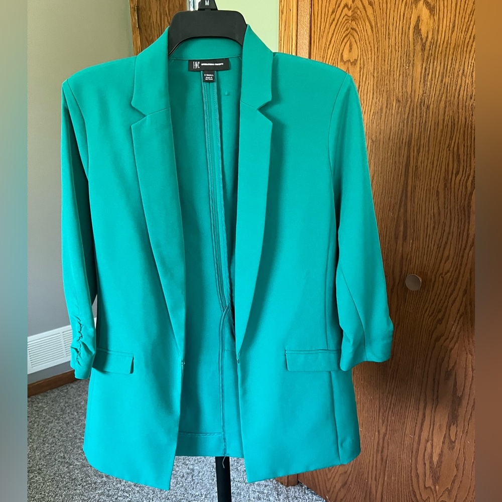 INC International Concepts Teal Blazer
